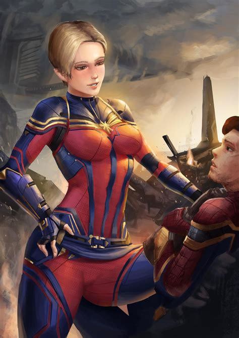 Captain Marvel Porn comics, Rule 34, Cartoon porn